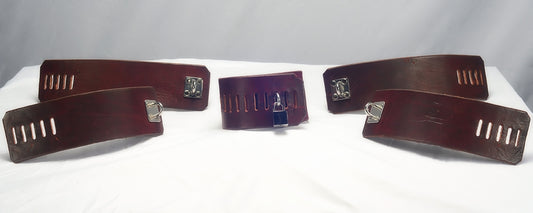 Leather Ankle Cuffs